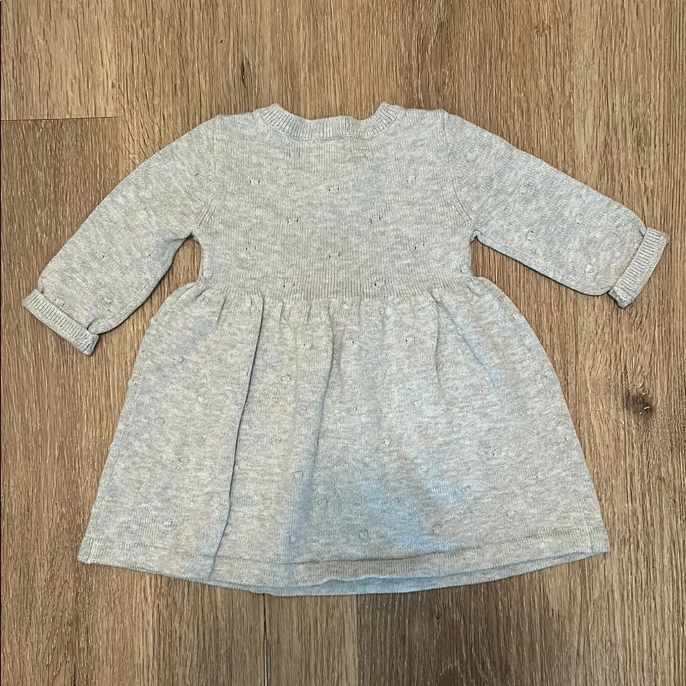 Carter's Gray Long Sleeve Sundress